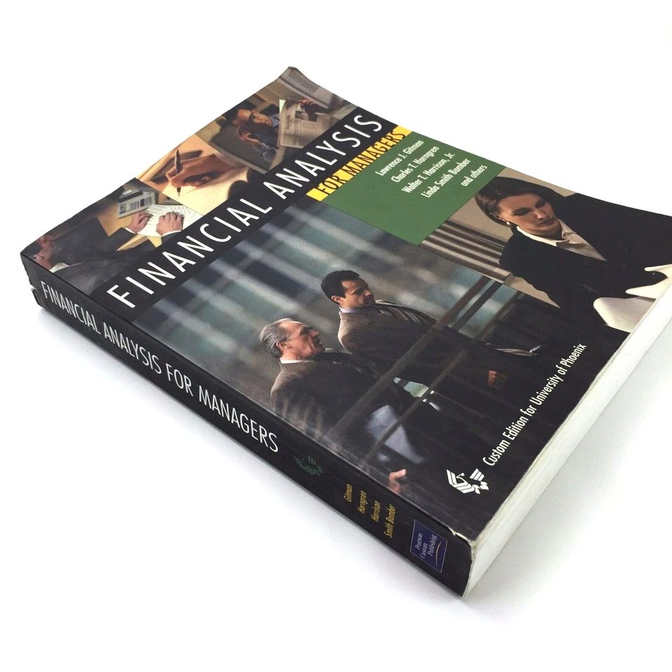 Textbook Financial Analysis for Managers Gitman Horngren Harrision Bamber Book - Image 2 of 3