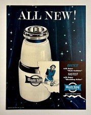 1953 Waste King Pulverator Kitchen Garbage Disposer Super Hush Vintage Brochure