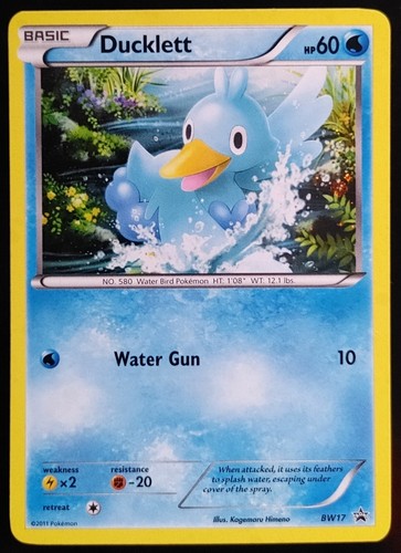 Ducklett - BW17 - Holo Rare Promo - Black & White Promos - Pokémon - LP