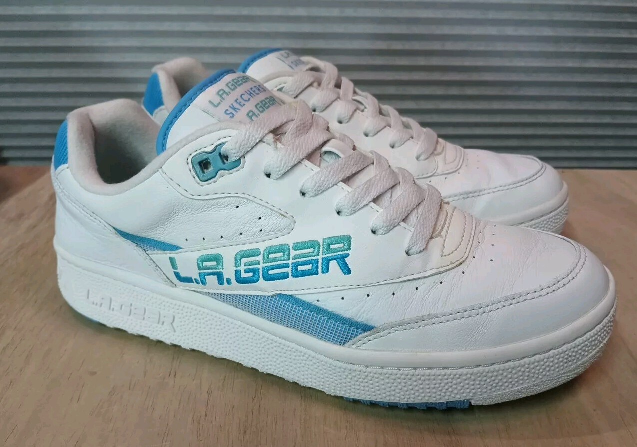 Gear Skechers Hot Shot Women's Shoes Size White/Blue