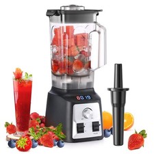 Mixeur Blender Multifonction Professionnel Inox Vitesse Réglable 7 Pers 2L 2000W