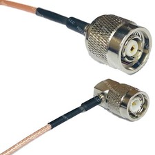 RG316 RP-TNC MALE to TNC Male Angle RF Cable Rapid-SHIP LOT