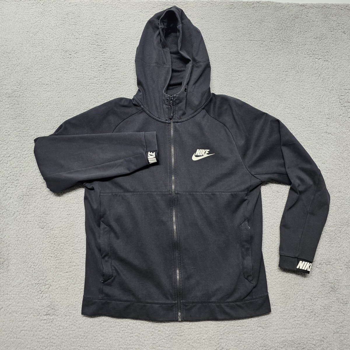 NIKE ジップアップ ジャケット ブラック NIKE Sportswear Advance 15 Hoodie Full Zip Training Jacket Black L