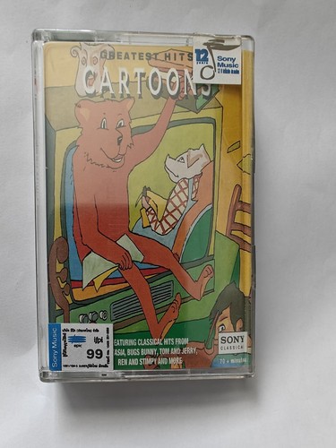 Various Cartoons Greatest Hits Cassette Album FULLY PLAY GRADED - Picture 4 of 9