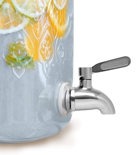 Spigot for Beverage & Water Dispenser, Stainless Steel No-Rust Spout Faucet, Exc - Picture 2 of 11