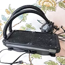 *PARTS* Corsair Hydro Series H100i v2 CPU Liquid Cooler Block & Radiator W/ Fans