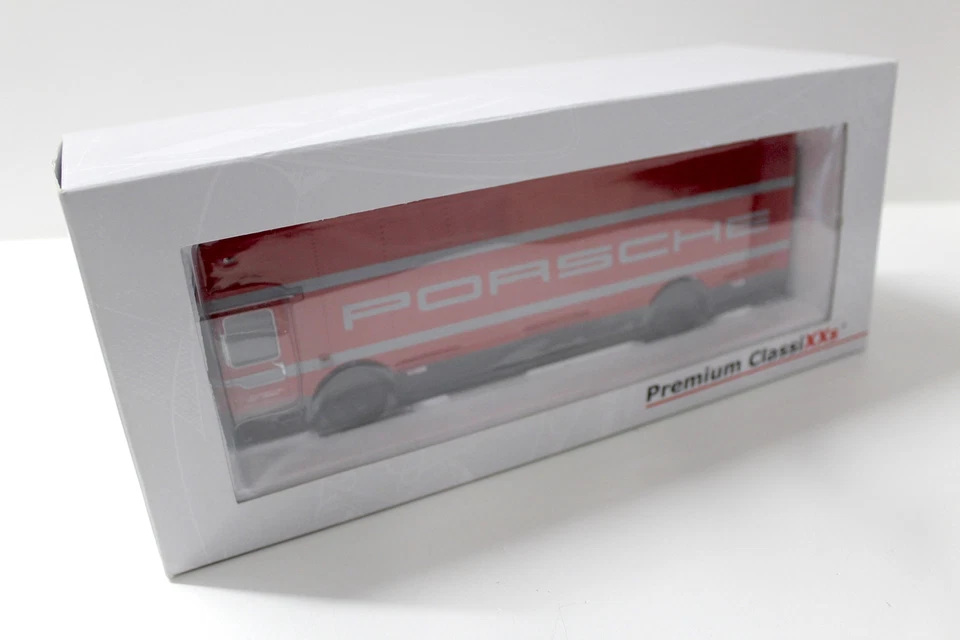 1:43 Premium ClassiXXs Mercedes O317 Camion da Corsa Porsche Rosso - Immagine 3 di 3