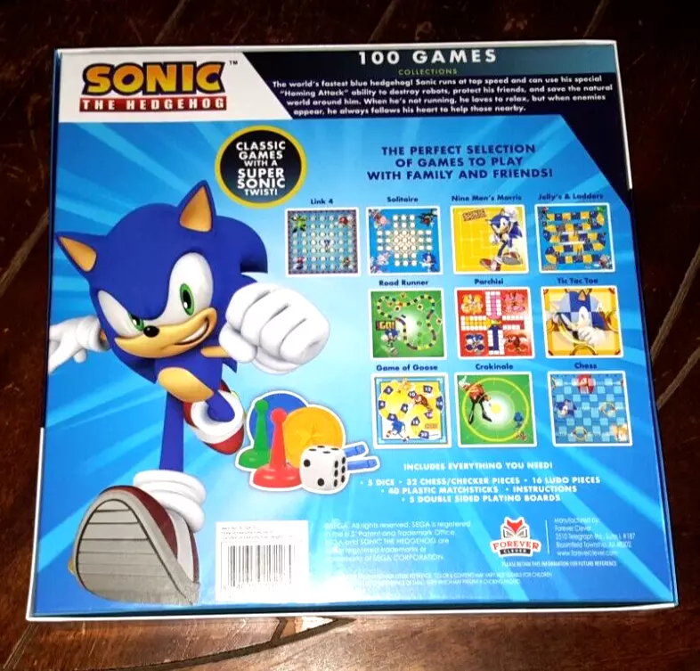 Sonic The Hedgehog 100 Games Collection (2022, Forever Clever) #SC2241-01