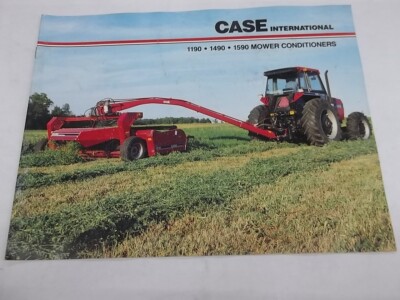 Brochure for Case International Models 1190 1490 1590 Mower Conditioners