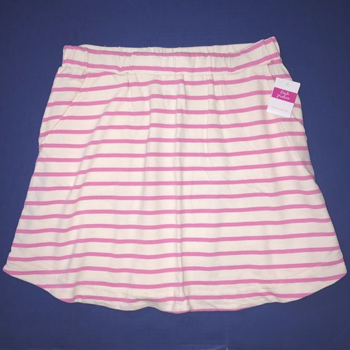 FRESH PRODUCE XS Pink AVERY Weekender FRENCH TERRY Stripe Skirt $59 NWT New