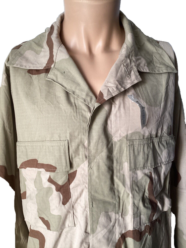 US Army Coat Desert Tri Colour Camouflage Pattern Combat Shirt Large Extra Long