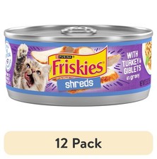 Soft Wet Cat Food in Gravy with Turkey and Giblets, 5.5 oz Can (12 Pack)