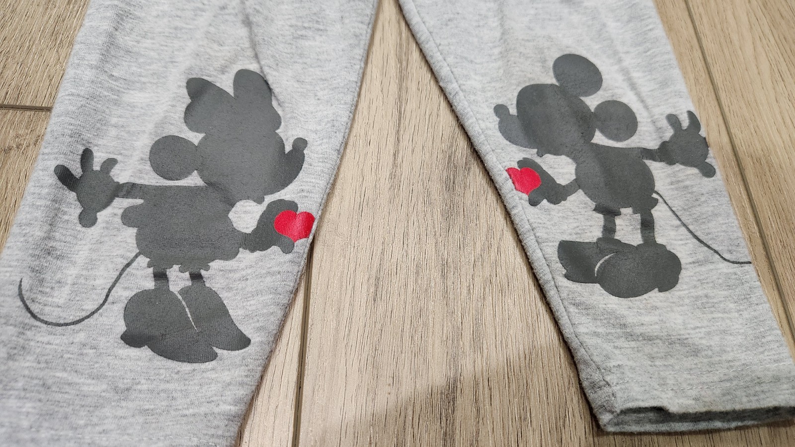 Disney Junior Minne & Mickey Mouse Silhouette Leggings Kids Toddler Size 2T