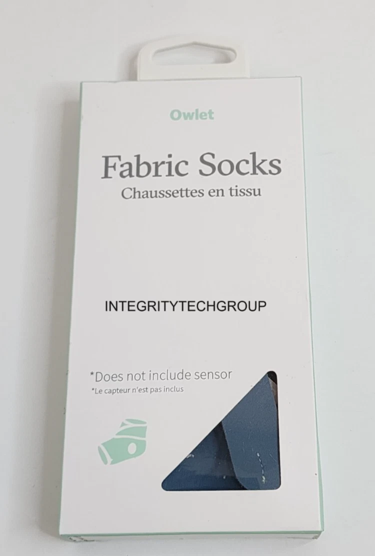 Owlet Fabric Socks 2 Pairs Size 1 & 2 Blue, NEW/SEALED
Opens in a new window or tab