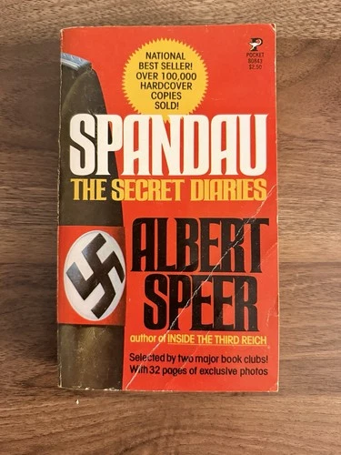 Spandau: The Secret Diaries - Albert Speer - 1977 - Pocket Books Paperback - P1 - product listing photo