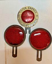 Brilliant Bronze Plus 2 Glass Tiger-eye License Plate Topper Reflector