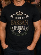 Barban Surname Men's Tee Family Ancestry Present S-5XL