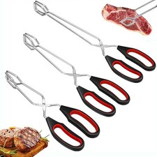 Scissor Tongs Stainless Steel 3 Pack Kitchen ...