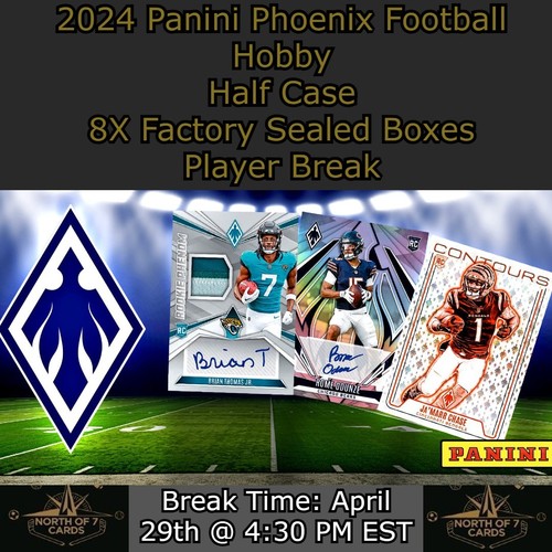 Maxx Crosby - 2024 Panini Phoenix Football Hobby - 8X Box Player BREAK #2