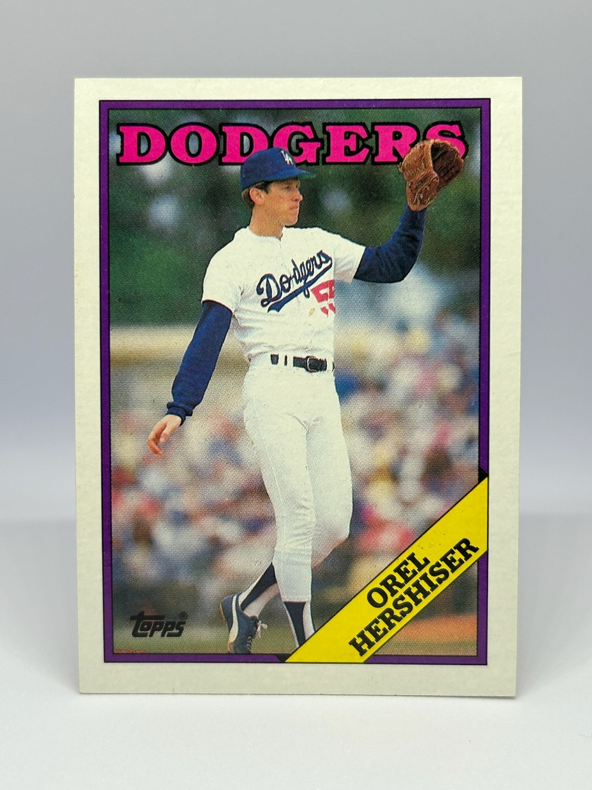 1988 Topps Tiffany Collectors Edition - Orel Hershiser #40 - Los Angeles Dodgers