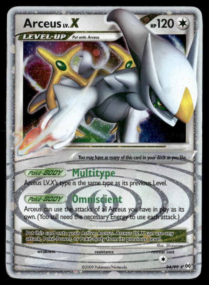 Arceus #94/99 Arceus Lv.X (94)