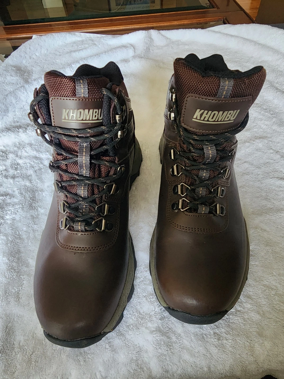 NEW Khombu Kenny Waterproof Hiker Boots Men Sz 8 Brown Lace Up
Opens in a new window or tab