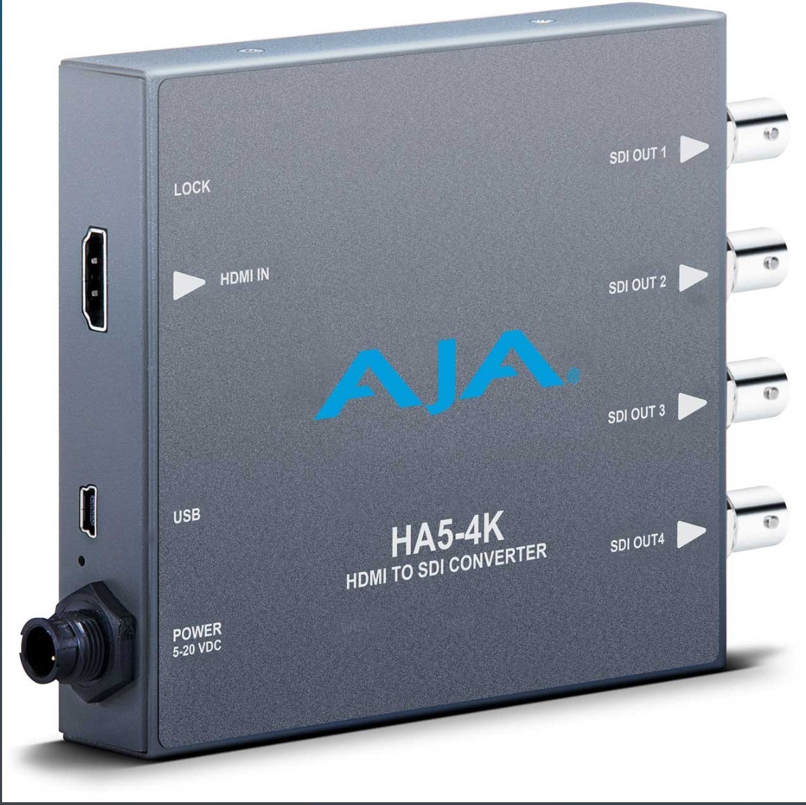 AJA HA5-4K 4K HDMI to 4K SDI Mini Converter