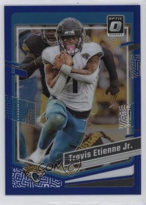 2023 Panini Donruss Optic Blue Prizm 174/199 Travis Etienne Jr #86 0nr3
