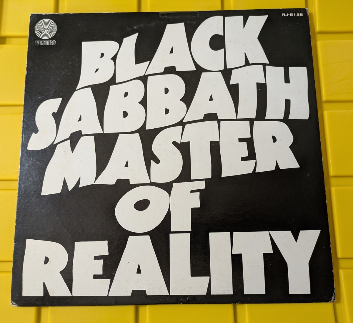 BLACK SABBATH ブラック サバスRJ5138 マスターオブリアリティ Black Sabbath MASTER OF REALITY Japan Vertigo RJ 5138 | eBay