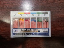 Meta- Biomed Gutta Percha Points .06 Special Taper Assorted EXP: 08/2019 