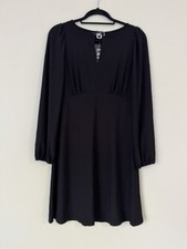 Black Long Sleeve Mini Dress – ENVYSize: UK 10Condition: New with tags