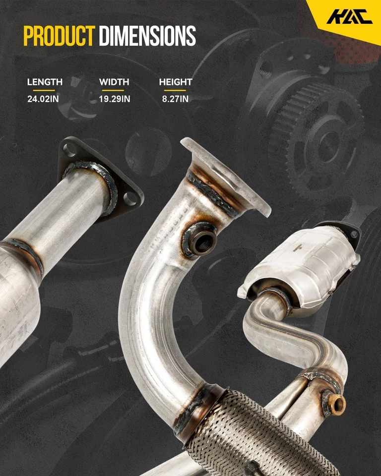 Exhaust Header Manifold For 2006 Hummer H3 3.5L W/Catalytic Converter Foto 2 de 4