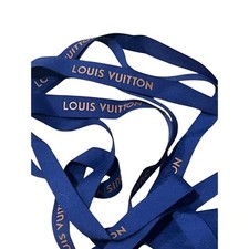 Louis Vuitton, LV Ribbon, Authentic, Blue, 8 feet, KB456