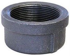 1pc 3 Black Malleable Iron Cap