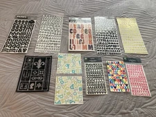 New/Unused Scrapbook Stickers