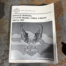 1984-1987 FLT/FXR Models Factory Service Manu...