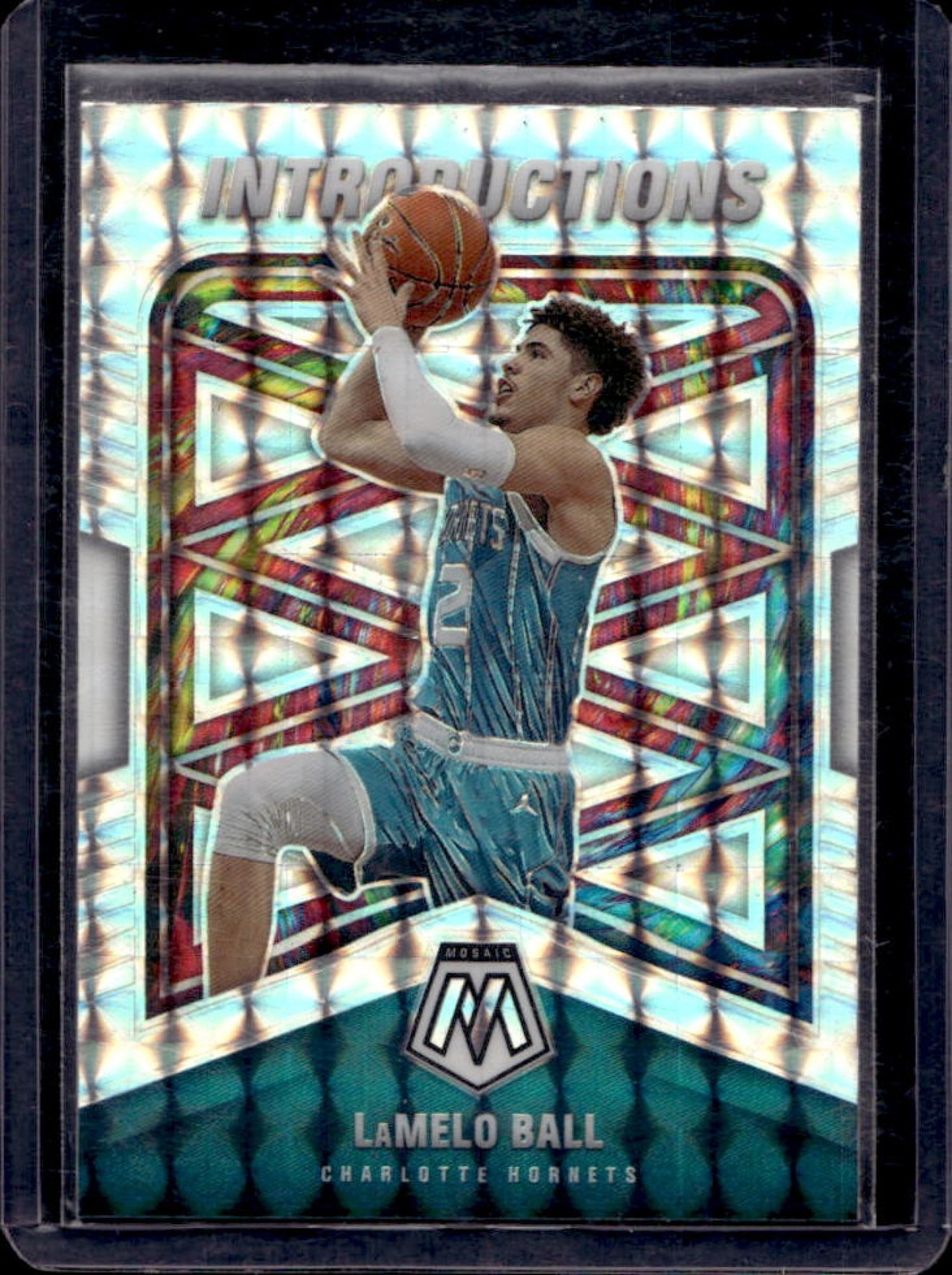 2020-21 Mosaic LaMelo Ball Introductions Rookie RC #5 Hornets