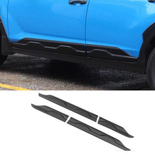 For Subaru Crosstrek 2024-2025 Black Abs Door Body Side Molding Trims Cover 4pcs For Subaru Crosstrek 2024-2025 Black Abs Door Body Side Molding Trims Cover 4pcs