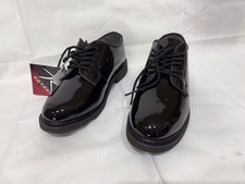 ROTCHO UNIFORM OXFORD HIGH GLOSS DRESS SHOE SIZE 8.5 W New With Tags
