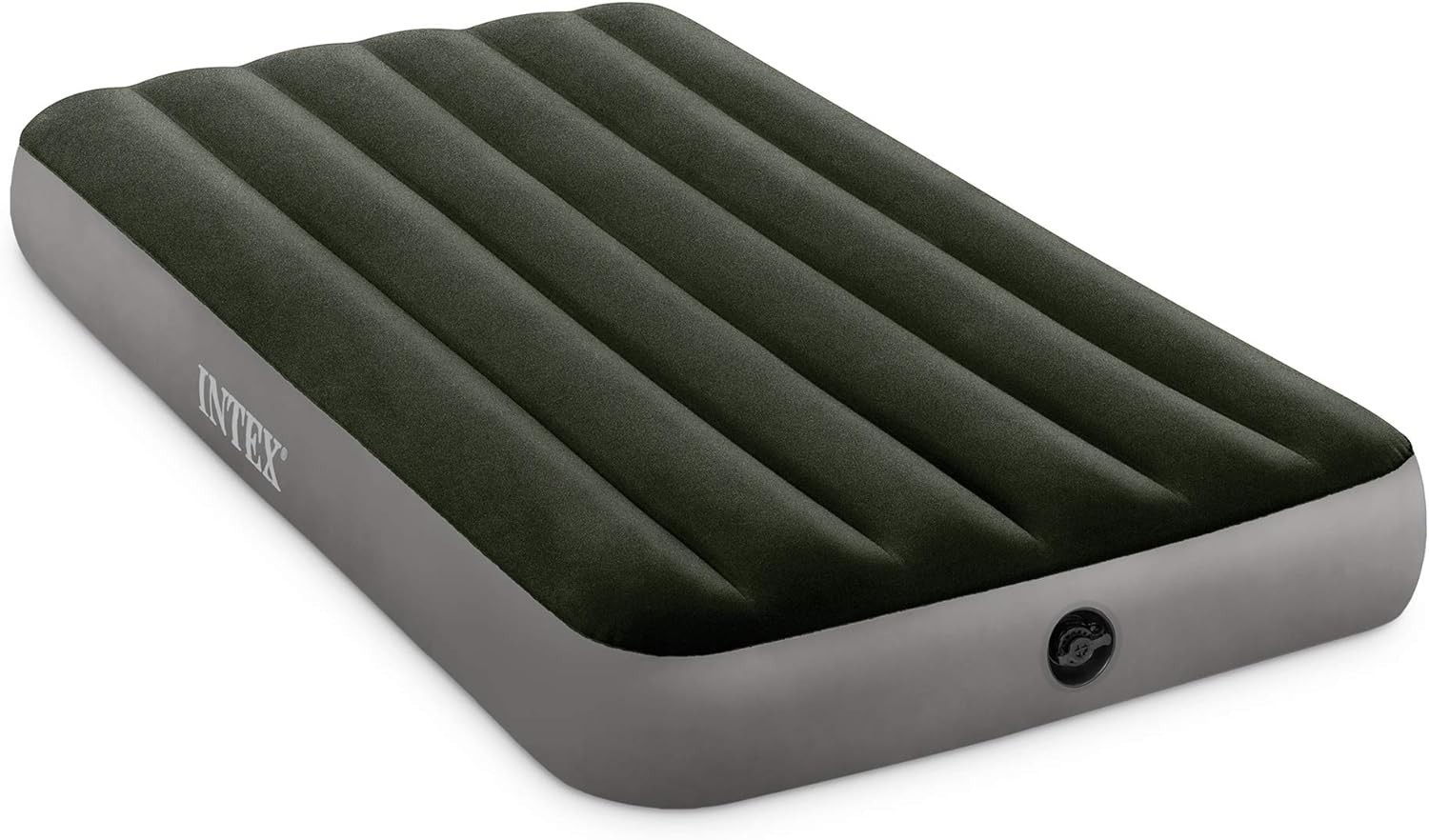 Intex Twin Air Mattress with Battery Pump Fiber Tech Constru