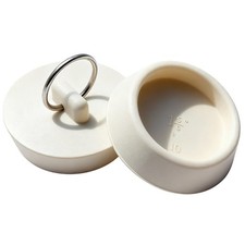 2-Pack Universal Rubber Drain Stoppers - Fits 1-5/8 to 1-3/4 Drains, Bath T...