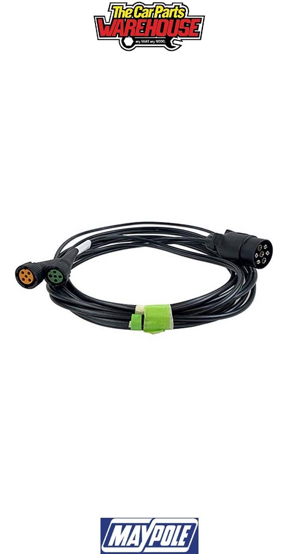 Maypole P58102267 Aspock 7 Pin Plug to 2×5 Pin Harness 5m