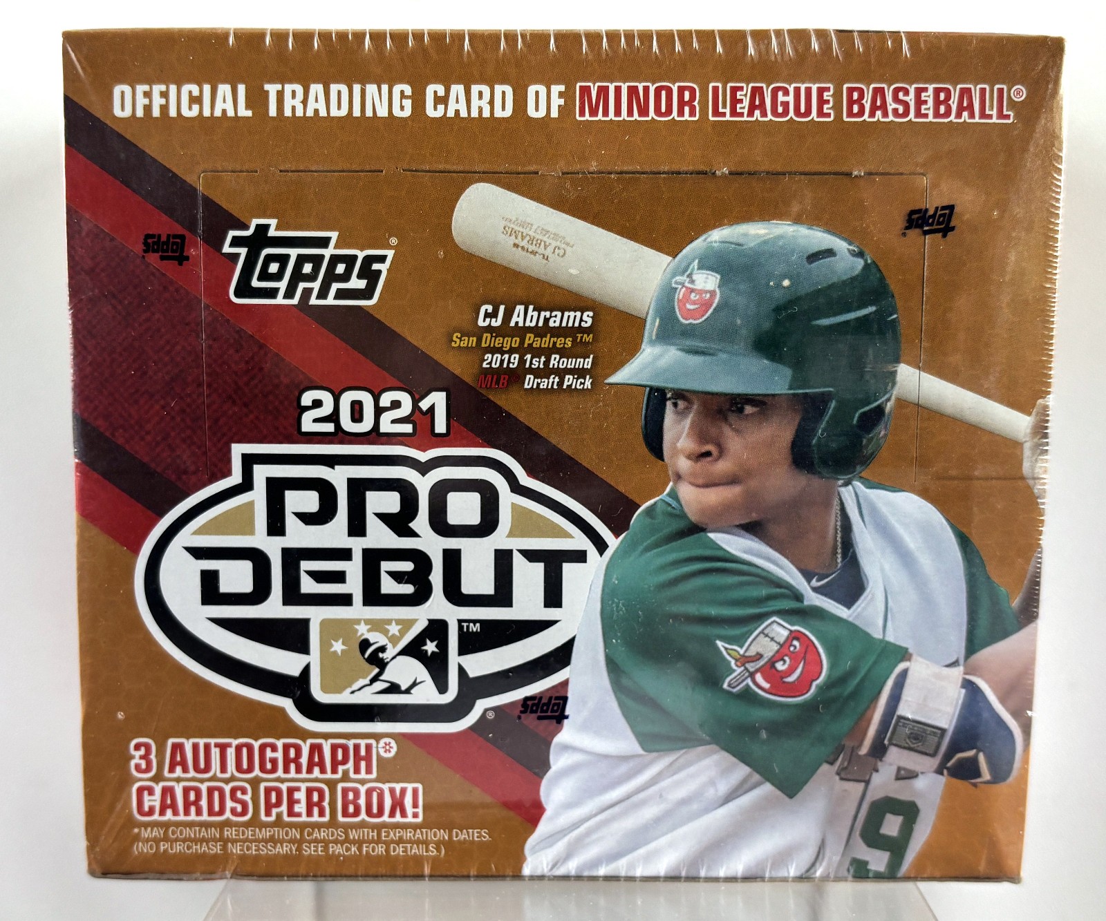 2021 Topps Pro Debut Baseball Jumbo Box - 3 Autographs