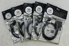 LOT OF 5 Cable Matters 101010-BLACK-6 Mini Display Port to DVI-D Cable - 6 ft