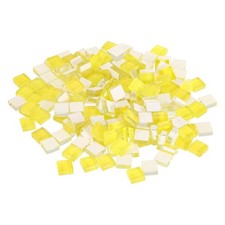 Micro Glass Tiny Mini Mosaic Tile for DIY Lemon Yellow Pack of 200