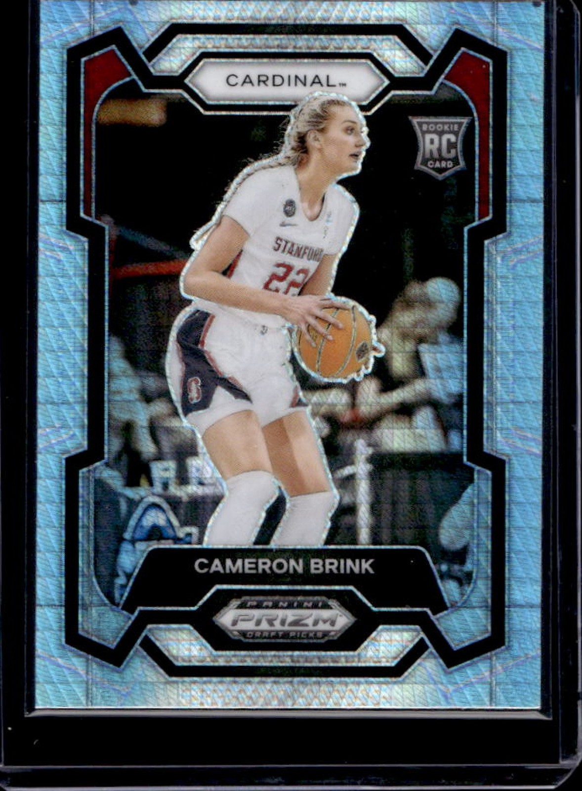 2024 Prizm Draft Picks Cameron Brink RC Hyper #89 Cardinal