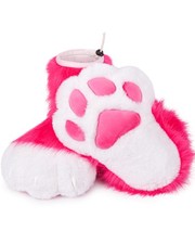 Cosplay Animal Cat Plastic Claws for Fursuit Feet Paw Shoes Furry Paw Slippers A