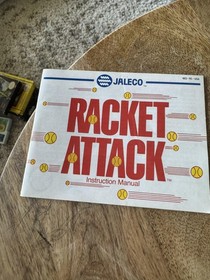 Racket Attack Nintendo NES CIB Box Manual Jaleco Limited Edition Japan