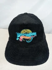 Vintage Eagle Corduroy Hat Paragon Aspen Leather Strapback Black Ski Snowboard