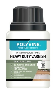 Polyvine Hochleistungslack abgestorben flach oder seidenmatt, 100ml, 500ml oder 1L